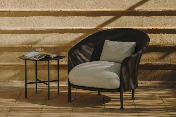 LIZ armchair, designed by Ludovica + Roberto Palomba for Expormim. Photo courtesy of Expormim.