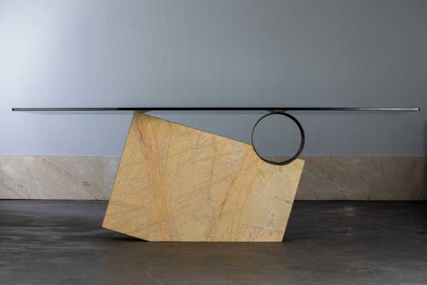 Table from the SYNTHESIS collection by Meddel. Photo courtesy of Meddel.