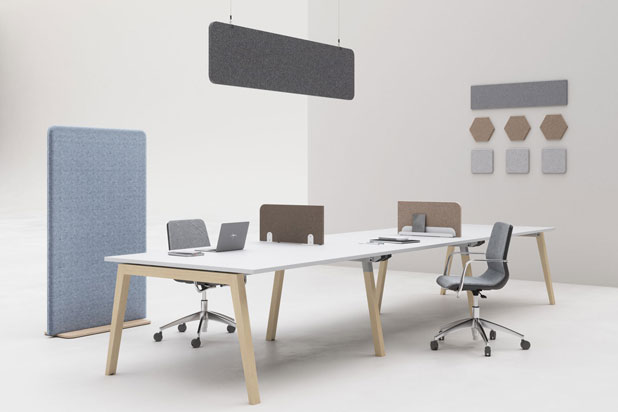 MUT panels and acoustic accessories by Mobel Linea. Photo courtesy of Mobel Linea MUT panels and acoustic accessories by Mobel Linea. Photo courtesy of Mobel Linea