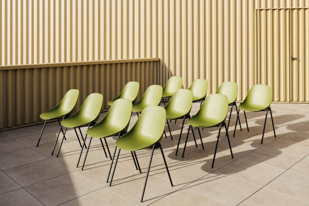 MATE chairs designed by Estudi Manel Molina for Enea. Photo courtesy of Enea. MATE chairs designed by Estudi Manel Molina for Enea. Photo courtesy of Enea.