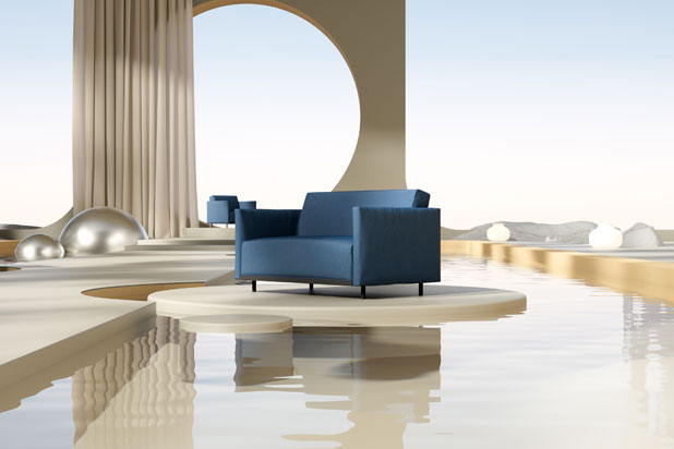 ARTIK sofa by Dileoffice. Photo courtesy of Dileoffice.