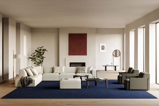 SAVOYE sofa by Omelette. Photo courtesy of Omelette.