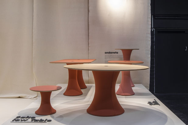 SAKO tables designed by Aitor García de Vicuña for Ondarreta. Photo courtesy of Ondarreta. SAKO tables designed by Aitor García de Vicuña for Ondarreta. Photo courtesy of Ondarreta.