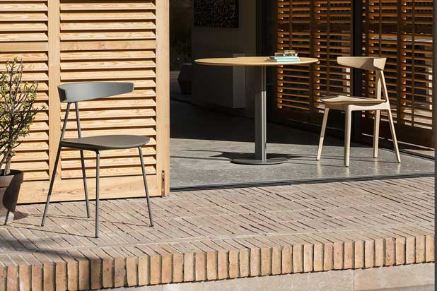 COMPASS chairs designed by Estudi Manel Molina for Vergés. Photo courtesy of Vergés.