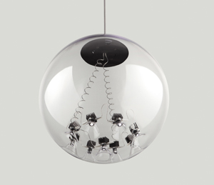 Luminarias de suspensión Round Transparent, diseñadas por Marco Bisenzi