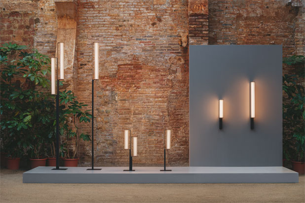 CLASS outdoor lights designed by Sebastian Herkner for Vibia. Photo courtesy of Vibia.