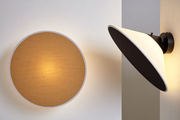 CIM wall lamps designed by Estudi Manel Molina for Luxcambra. Photo courtesy of Luxcambra.