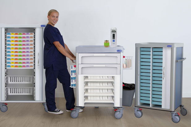 Treatment carts collections by La Pastilla. Photo courtesy of La Pastilla.