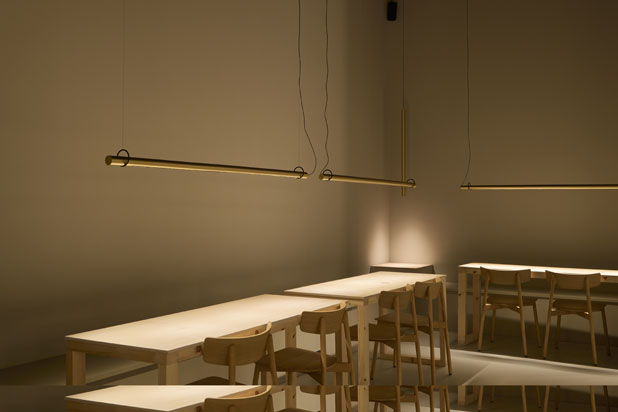 SOLID pendant lights designed by Josep Lluis Xuclá B.lux. Photo courtesy of B.lux.