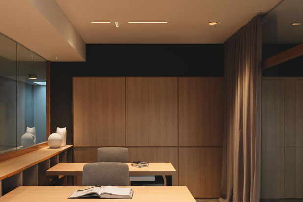 LINE ceiling lights by Vibia. Photo courtesy of Vibia.