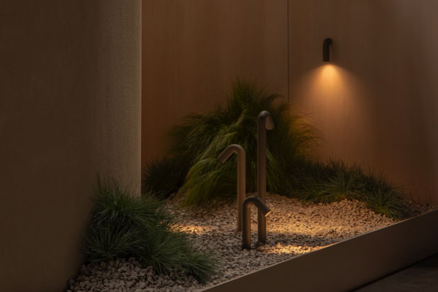 PIPES lights designed by Arik Levi for Vibia. Photo courtesy of Vibia.