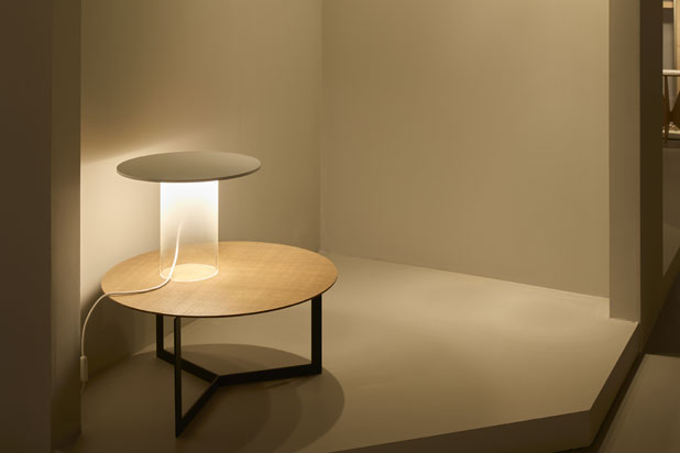 BEIRA table light designed by Josep Lluis Xuclá for B.lux. Photo courtesy of B.lux.