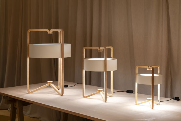 VUOTA table lamps designed by Milá + Laucirica for Bover. Photo courtesy of Bover.