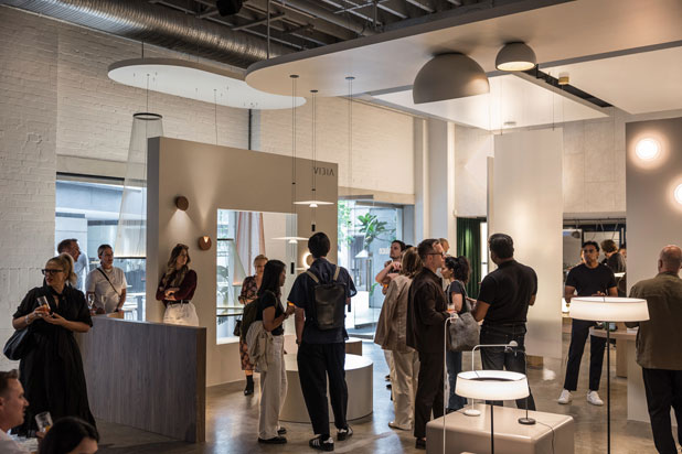 Vibia Hub at the Euroluce´s showroom in Sydney, Australia. Photo courtesy of Vibia.