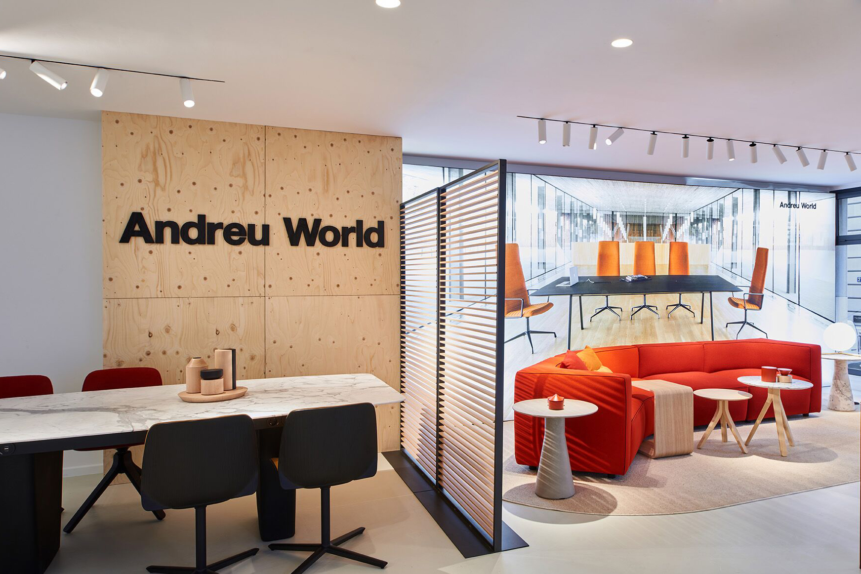 Andreu World´s showroom in Paris (France). Photo by Andreu World